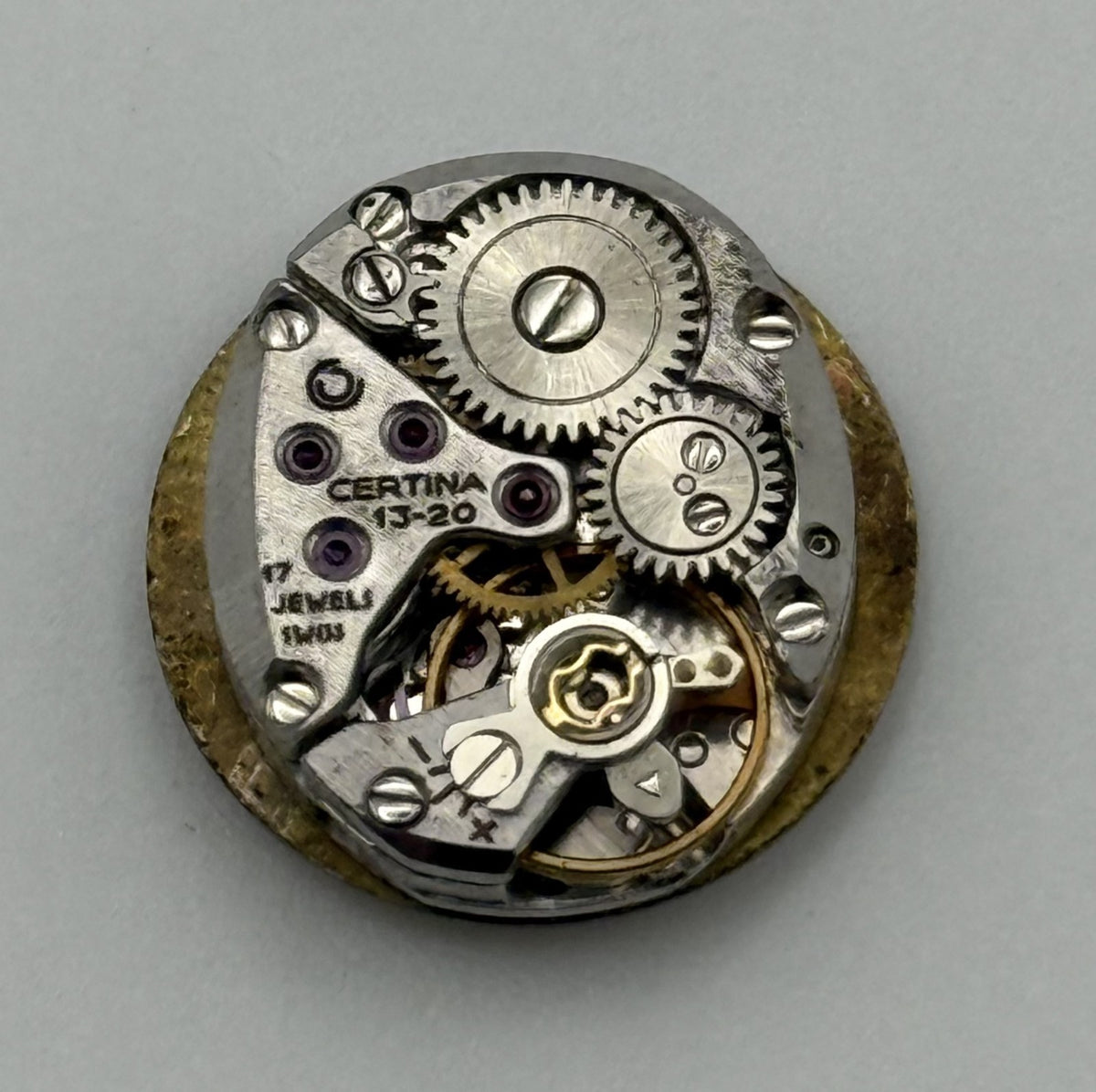 Certina 13-20 Watch Movement - For Parts / Repair