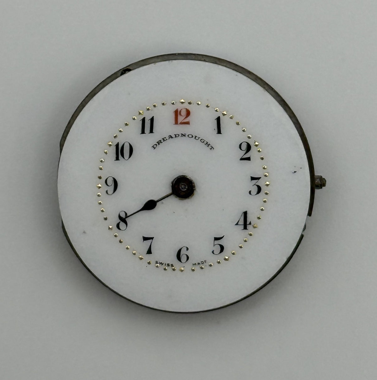 FHF 60 Watch Movement - Fontainemelon 60 - Running - For Parts / Repair