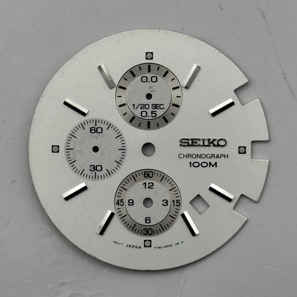 Seiko 7T92-0RD6 Watch Dial Chronograph 100M Japan Spare Parts Repair 33mm