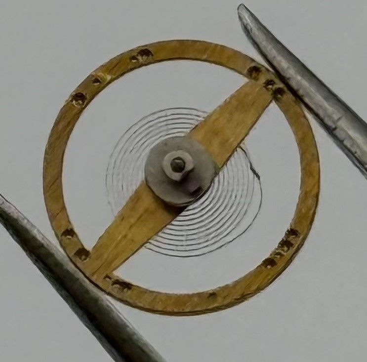 BFG 927-21 Balance Wheel Complete And Spring 6¾-8’’’ 1892 M Watch Movement Parts