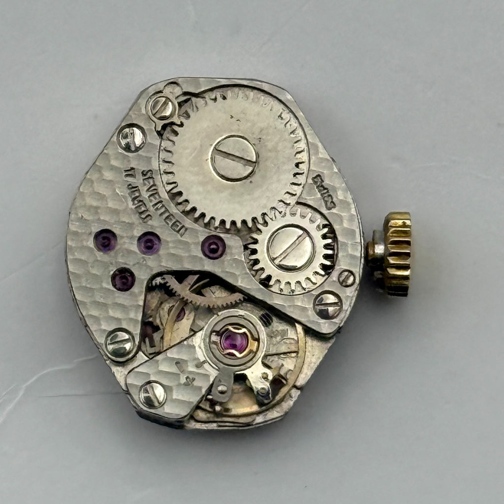 FHF 69-21 Watch Movement Uno 17 Jewels Swiss Manual Wind Parts Repair 15.3mm