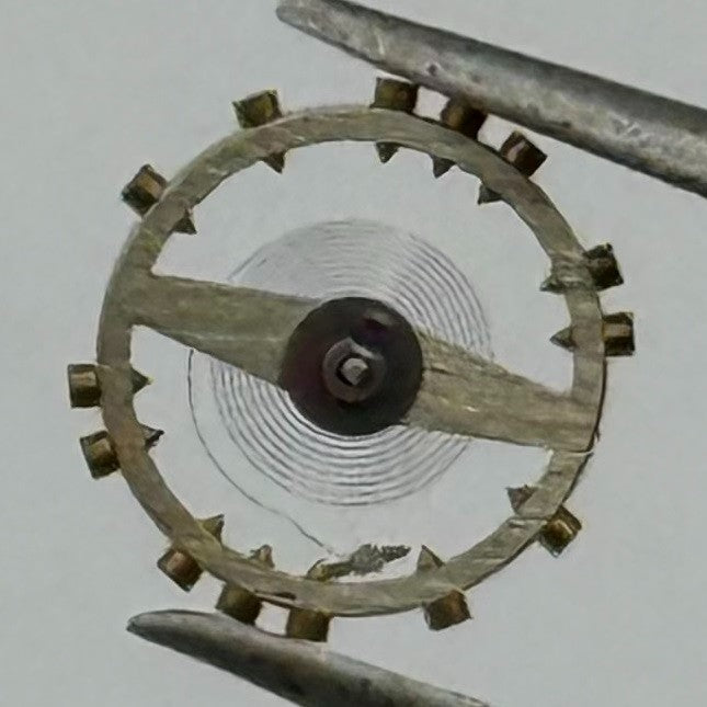 FEF 430 6600 Balance Wheel Complete And Spring Renata 943 M Watch Movement Parts