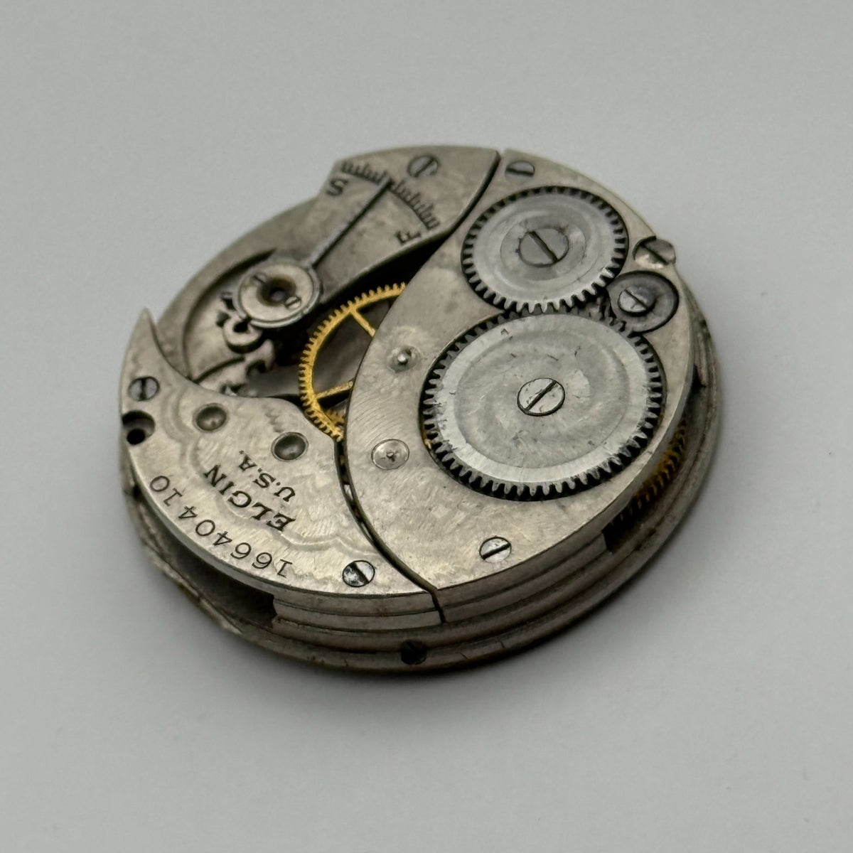 Elgin Grade 324 Watch Movement Model 3 American Antique 0s Parts Repair