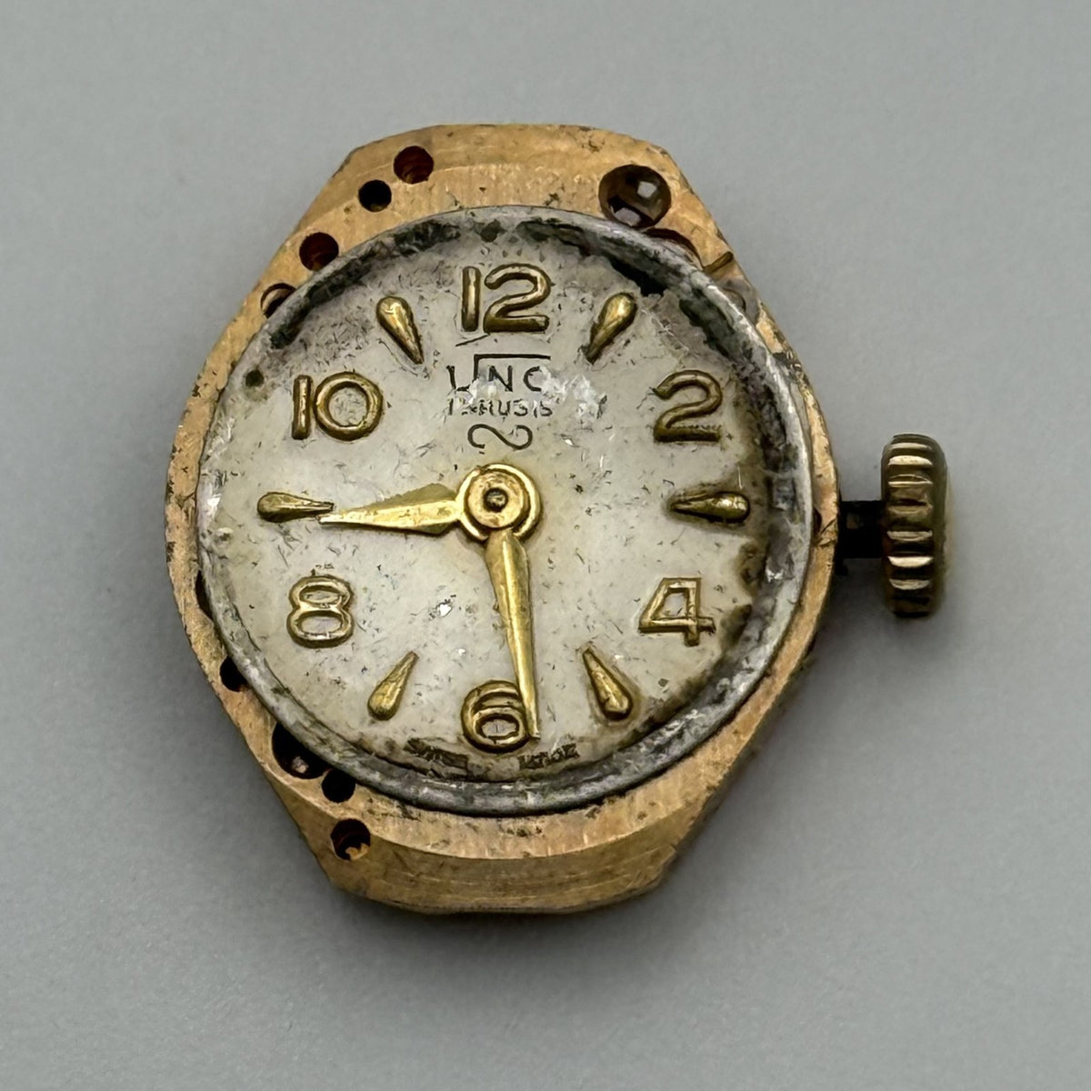 FEF 371 Watch Movement - Uno - For Parts / Repair