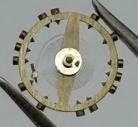 AS 1977-2 Inca Balance Wheel Complete And Spring 1881 M Watch Movement Parts NOS