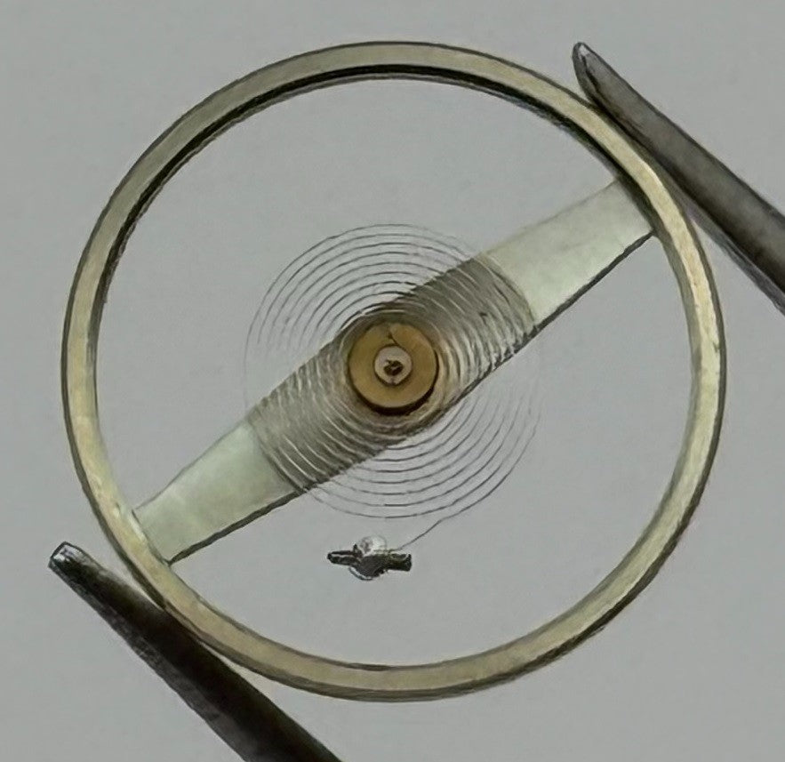 Foerster 150 187 Kif Balance Wheel Complete And Spring Watch Movement Parts NOS