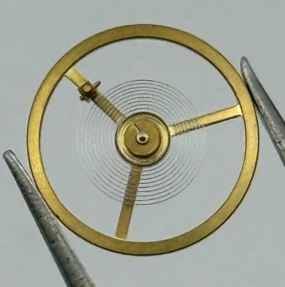 BFG 582/21 Balance Wheel Complete And Spring 13½''' 1841 Watch Movement Parts