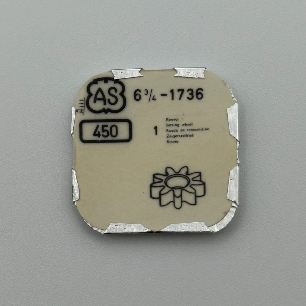 AS 1736 Setting Wheel - 6 3/4 - 450 - New Old Stock - Watch Parts