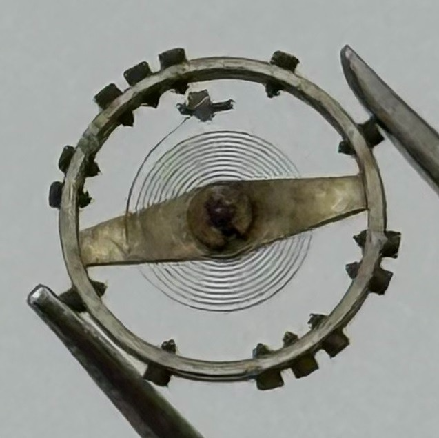AS 976 1012 Balance Wheel Complete And Spring Renata 29 Watch Movement Parts NOS