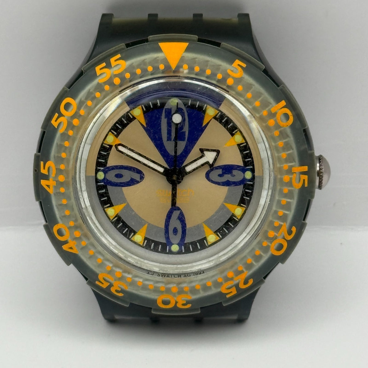 Vintage Swatch Scuba 200 Watch SDM103 Starflash 1994 Swiss 40mm Parts Repair