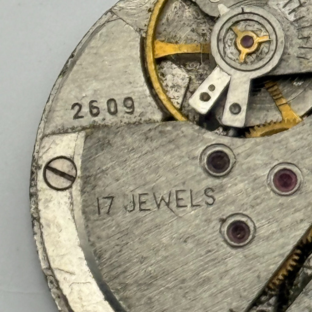 Poljot 2609 Watch Movement Soviet 17 Jewels Manual Wind Parts Repair 26.5mm