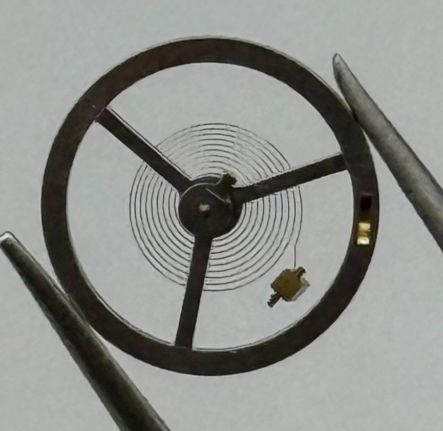 Brac 300 Balance Wheel Complete And Spring 10½’’’ 5137 Watch Movement Parts NOS