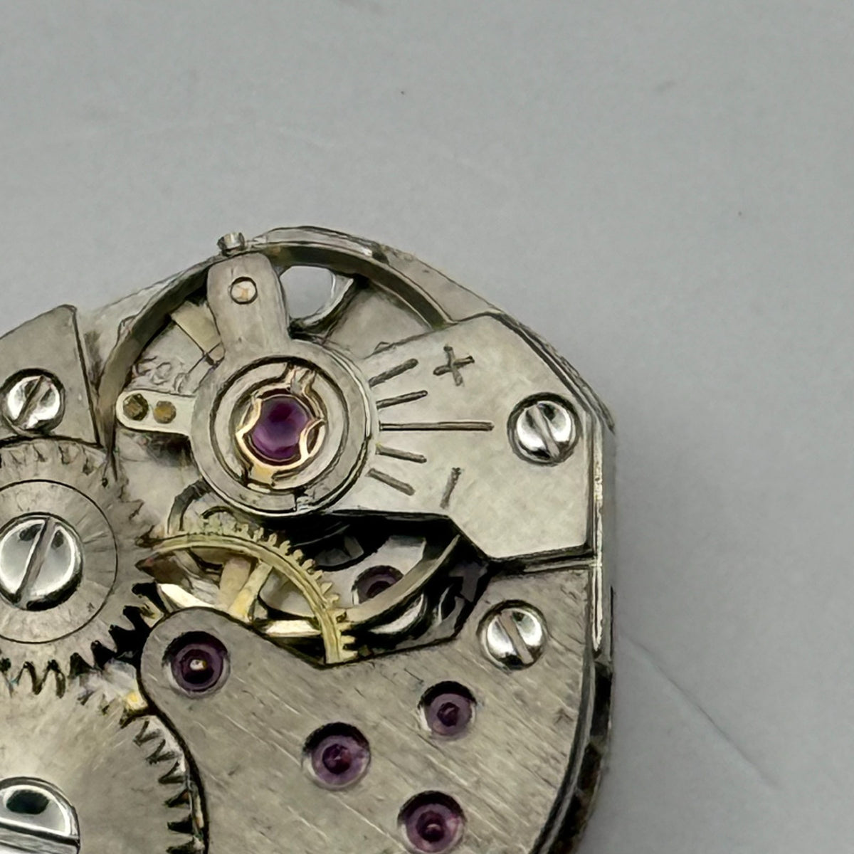 FEF 6662 Watch Movement Avia 17 Jewels Swiss Manual Wind Parts Repair 15.3mm