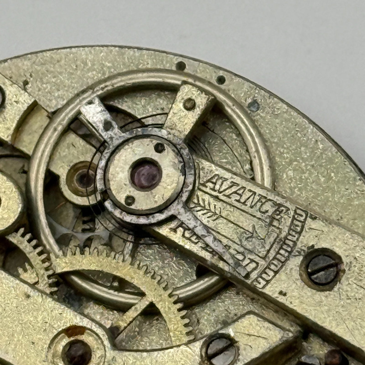 Cylinder Escapement Pocket Watch Movement - Unidentified - Parts / Repair 40mm