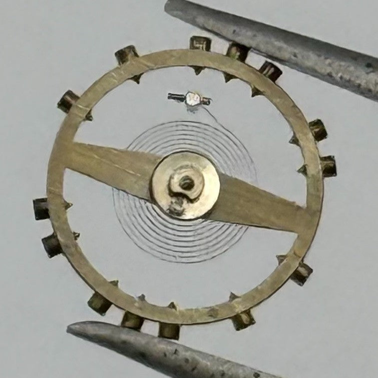 AS 1051 Balance Wheel Complete And Spring Renata 554 M Watch Movement Parts NOS