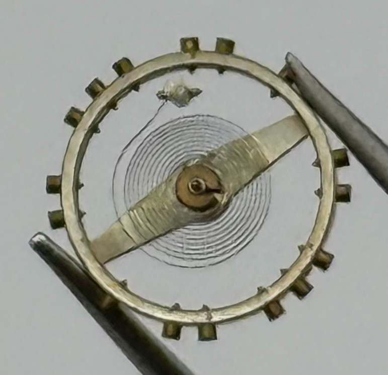 AS 1240 Balance Wheel Complete And Spring 8¾’’’ Renata 49 M Watch Movement Parts