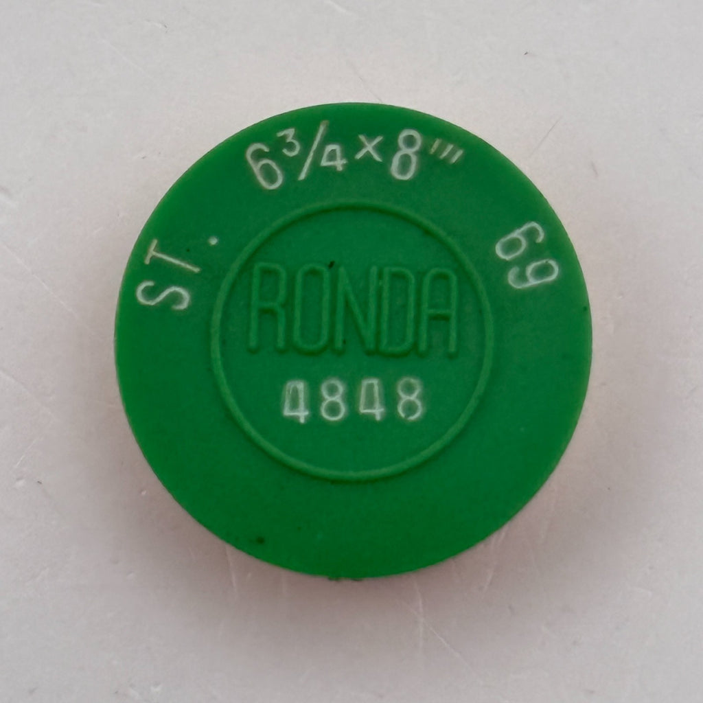 ST 69 Balance Wheel Complete And Spring 6¾x8’’’ Ronda 4848 Watch Movement Parts
