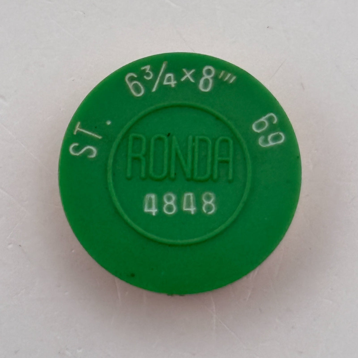 ST 69 Balance Wheel Complete And Spring 6¾x8’’’ Ronda 4848 Watch Movement Parts