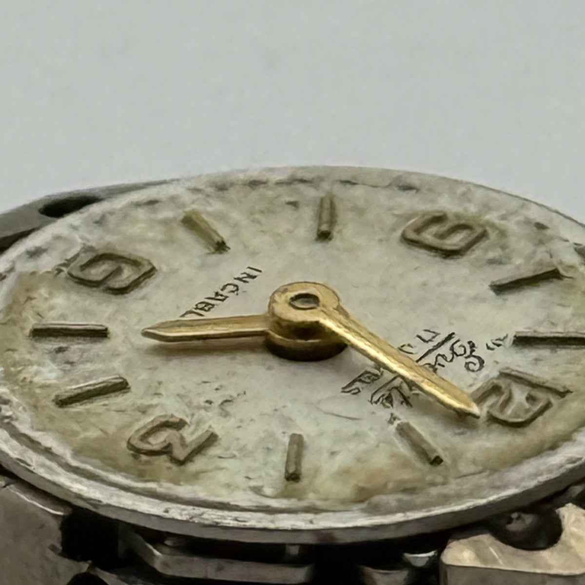FHF 69 Watch Movement Everite 17 Jewels Swiss Manual Wind Parts Repair 15.3mm