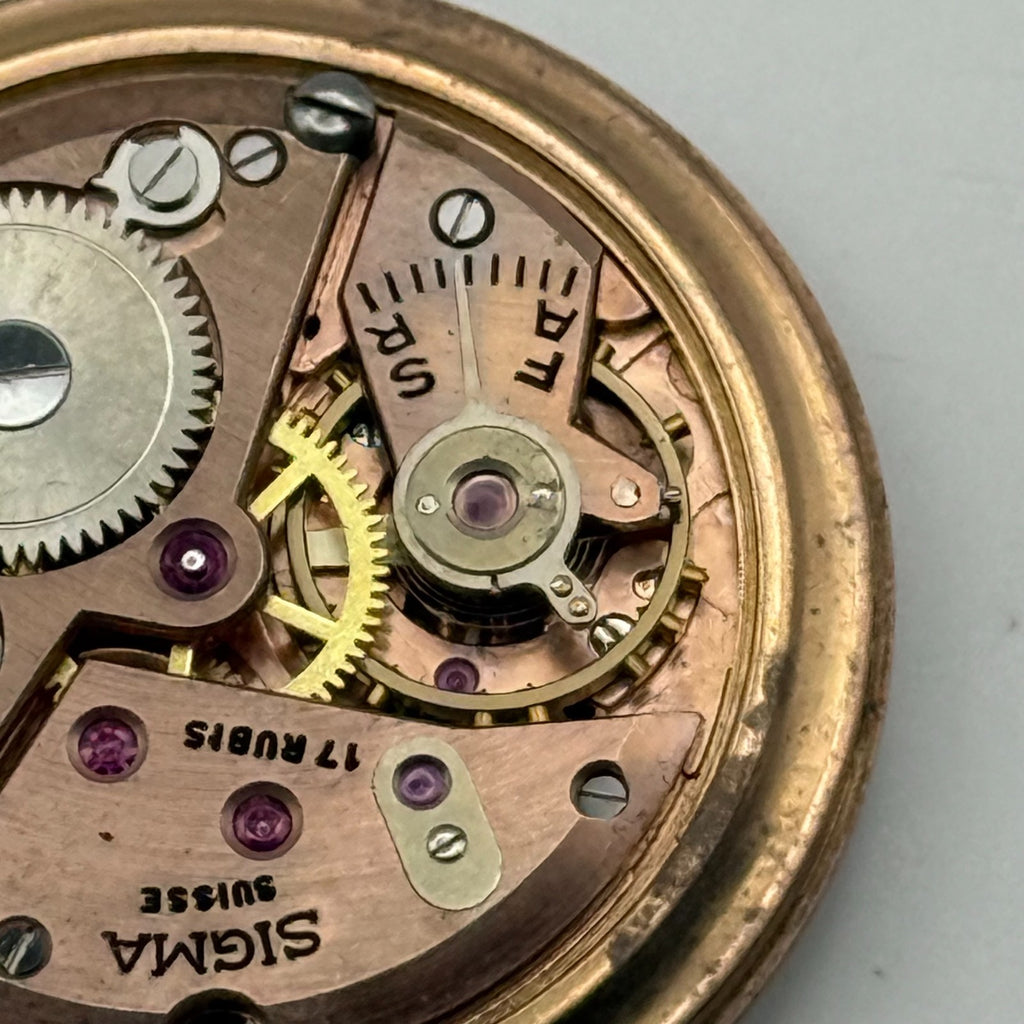 FEF 310 Watch Movement Sigma 17 Rubis Swiss Manual Wind Parts Repair 25.9mm