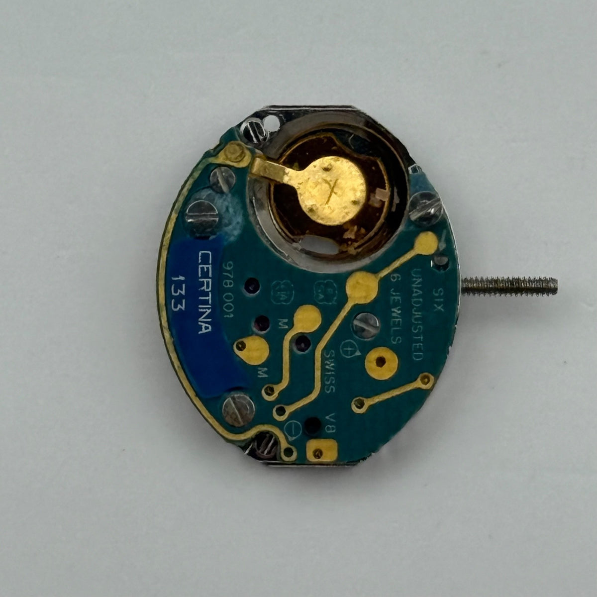 Certina 133 Watch Movement - ETA 978.001 - Quartz - For Parts / Repair