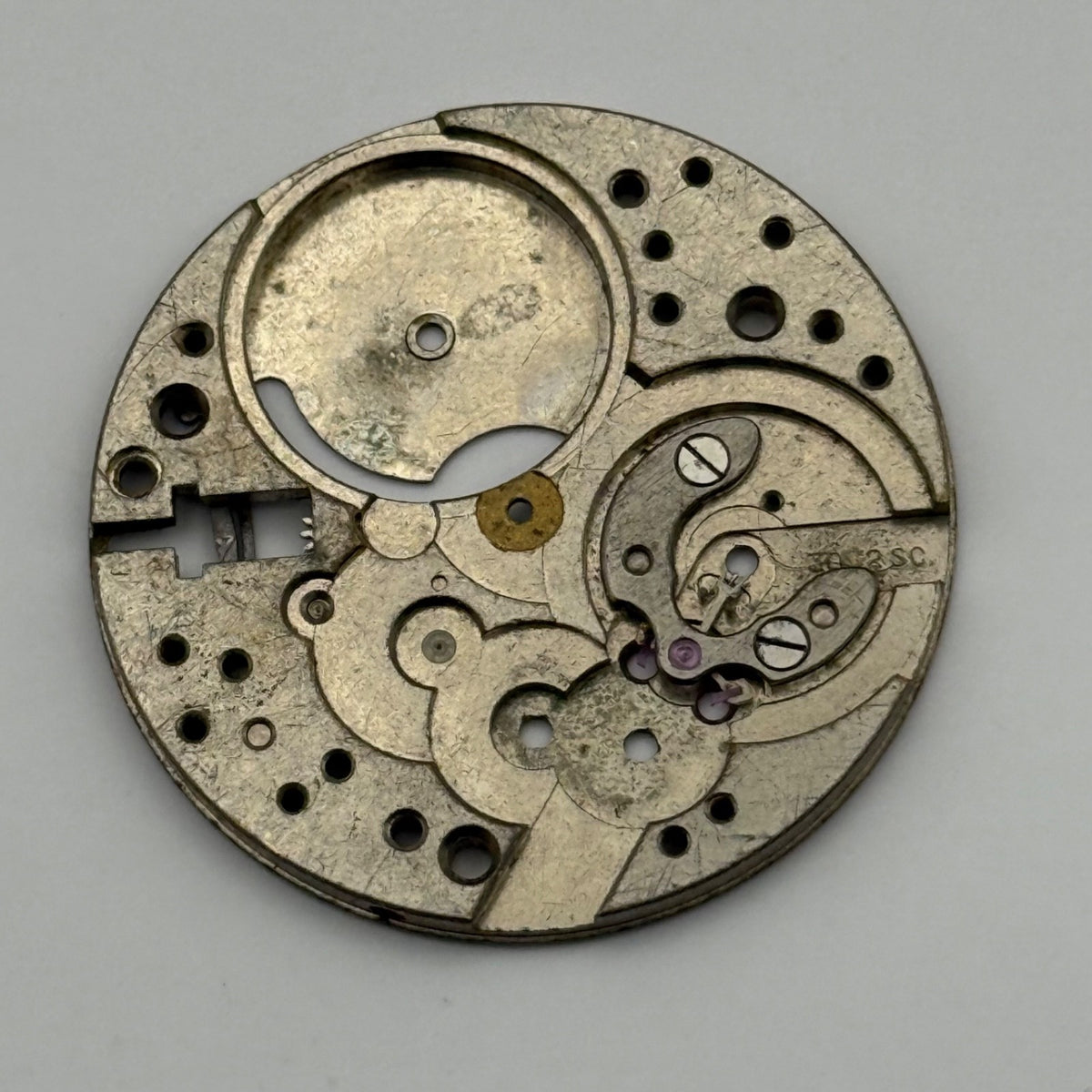 Omega 30T2 SC Watch Movement - Main Plate Rare - For Parts / Repair - 30.5mm