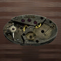 BTE 15 Watch Movement - Jewels Oval - For Parts / Repair - 14.8mm