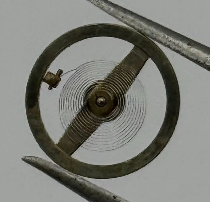 BFG 910 PL Balance Wheel Complete And Spring Renata 825 Watch Movement Parts NOS