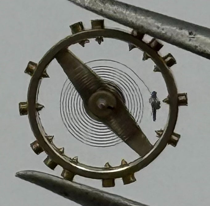 AS 1977-2 Balance Wheel Complete And Spring Renata 1831 Watch Movement Parts NOS