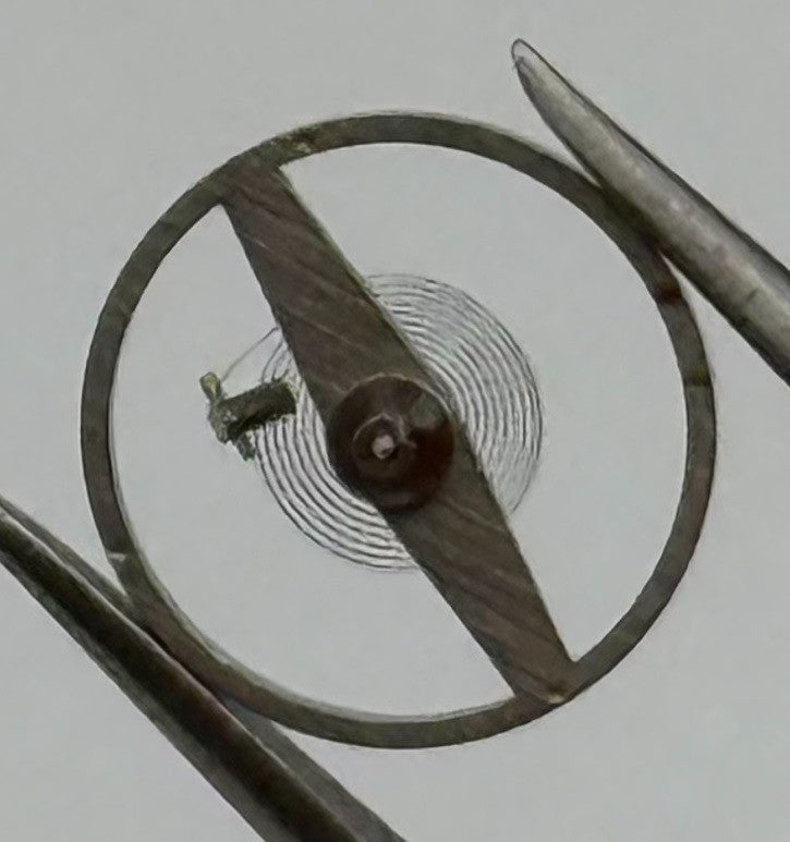 Amida 580 585 Balance Wheel Complete And Spring Renata Watch Movement Parts NOS