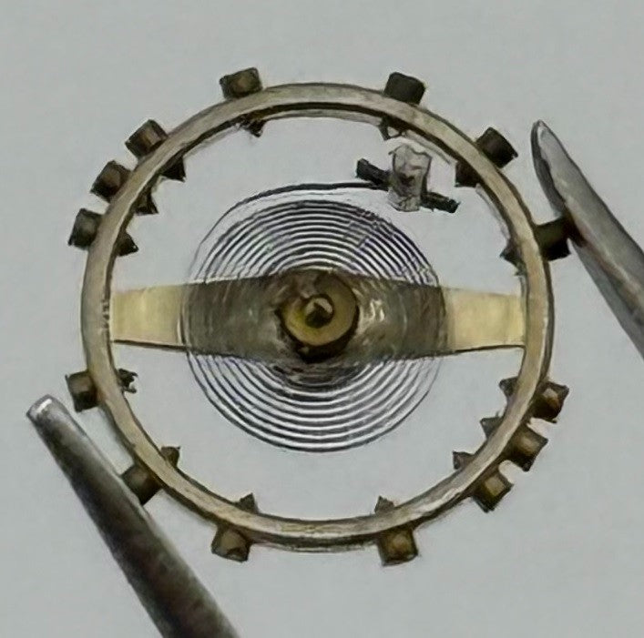 AM 115 Balance Wheel Complete And Spring 5½’’’ Renata Watch Movement Parts NOS