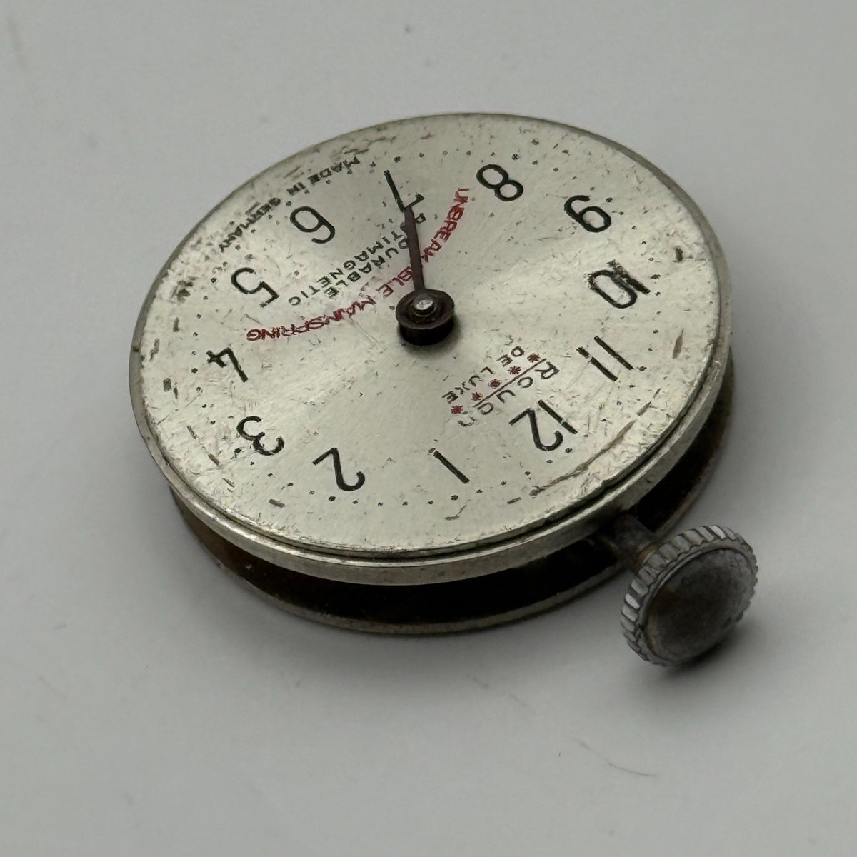 Rouan Deluxe Watch Movement Germany Manual Wind Vintage Parts Repair 23.2mm