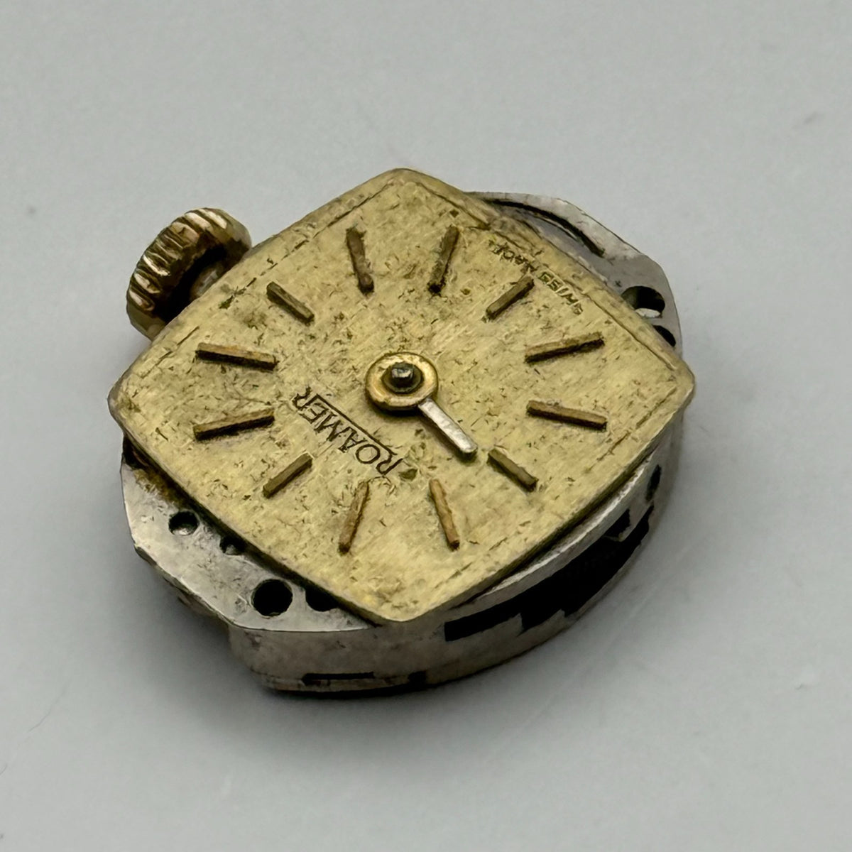 MST 466 Watch Movement Roamer 19 Jewels Swiss Manual Wind Parts Repair 13.1mm