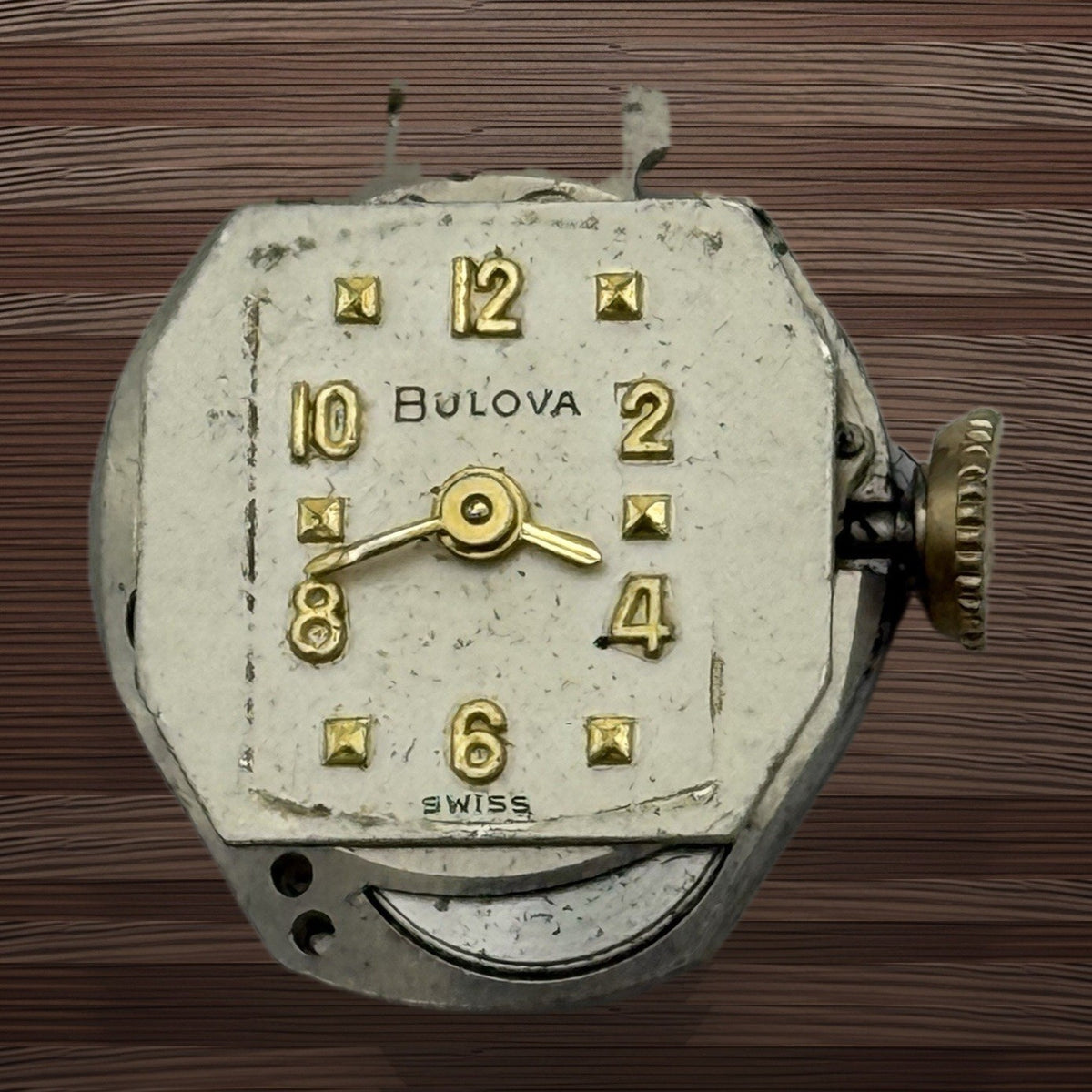 Bulova 6BO Watch Movement - Ladies - For Parts / Repair - 15.3mm