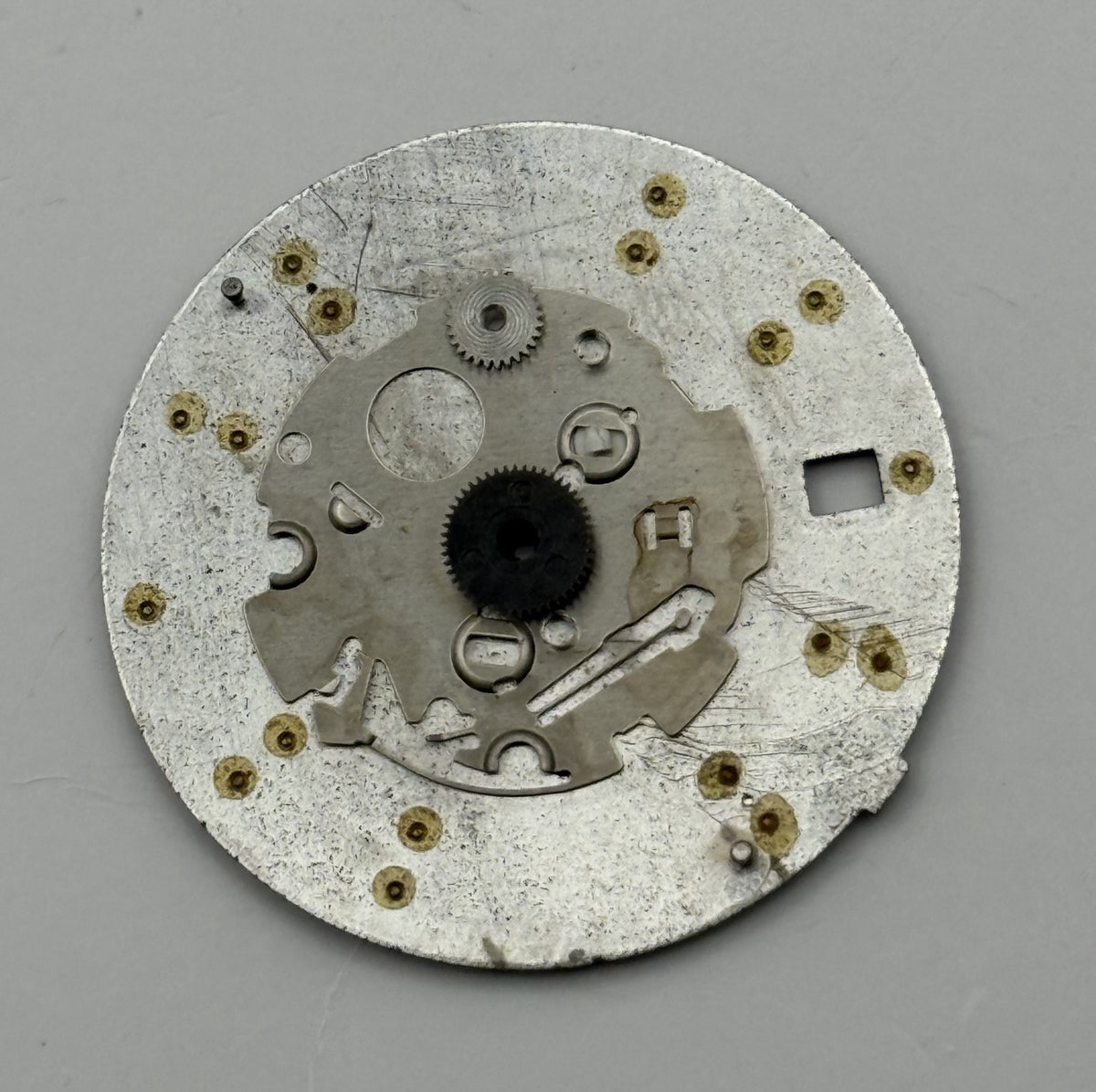 Seiko 7T62-0FT8 Watch Dial Chronograph Alarm 100M Spare Parts Repair 27.4mm