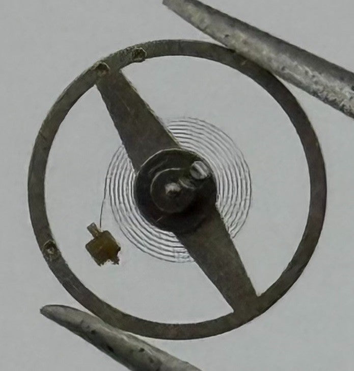 MST 378 Balance Wheel Complete And Spring 6¾’’’ 589 Watch Movement Parts NOS