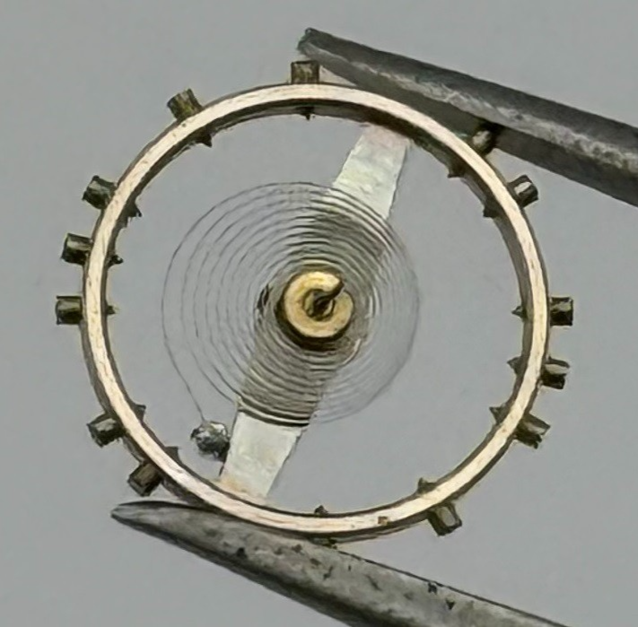 MST 367 Balance Wheel Complete And Spring 8¾’’’ 260 Watch Movement Parts NOS