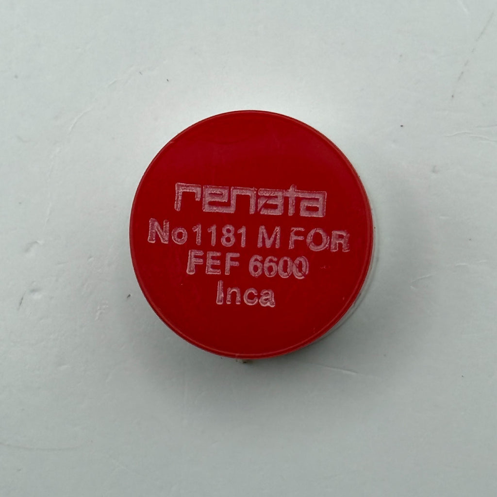 FEF 6600 Balance Wheel Complete And Spring Renata 1181 Watch Movement Parts NOS