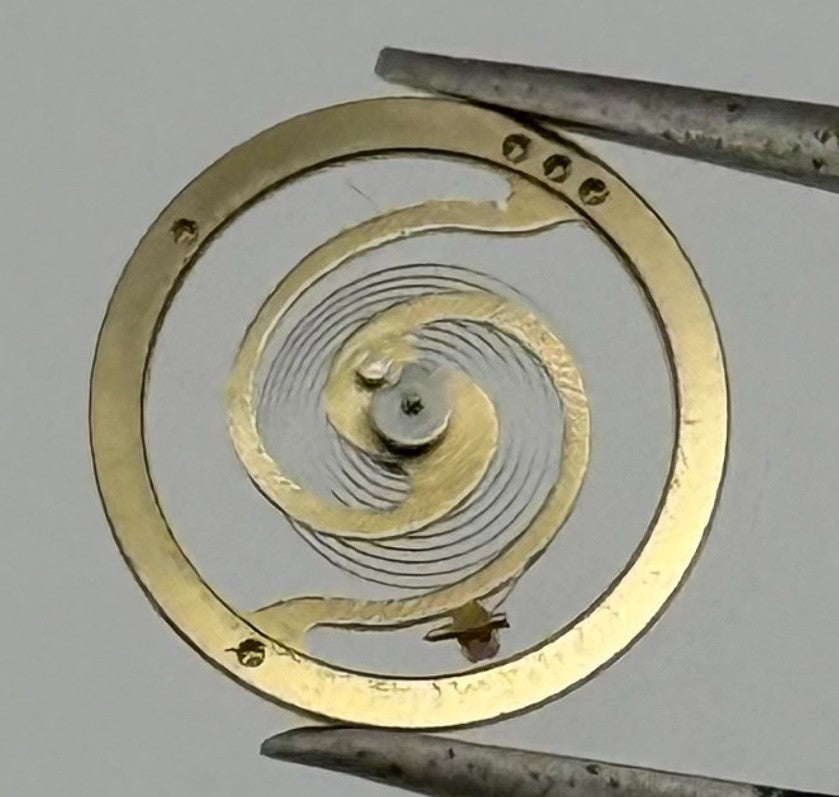 RL 7013 Balance Wheel Complete And Spring 10½’’’ 1367 Watch Movement Parts NOS