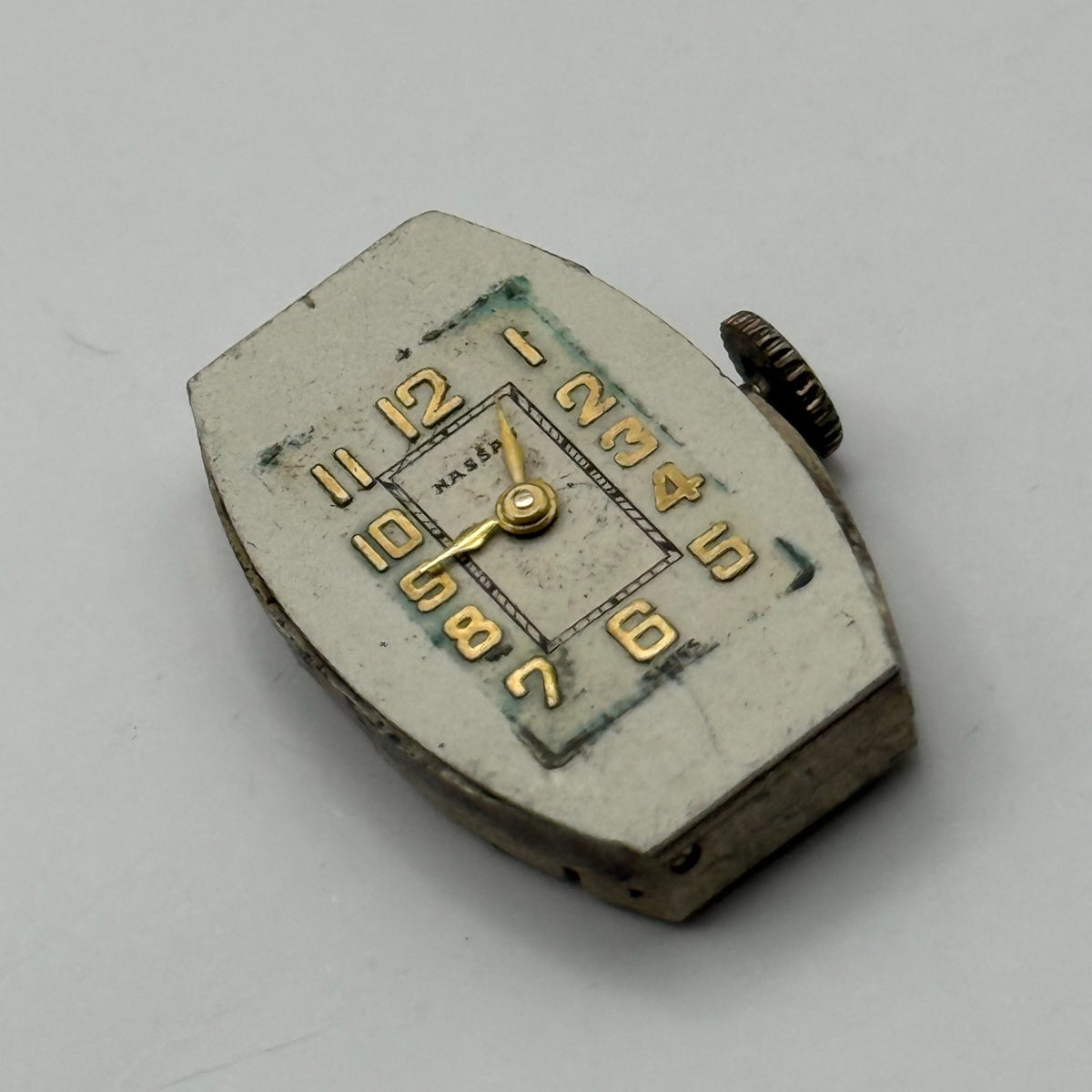 Nassau 93-36 Watch Movement 7 Jewels Swiss Manual Wind Parts Repair 14.3mm
