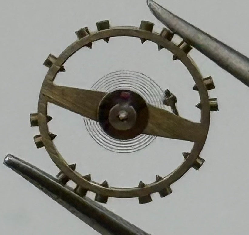 Revue 42 Balance Wheel Complete And Spring 8¾’’’ Watch Movement Parts NOS