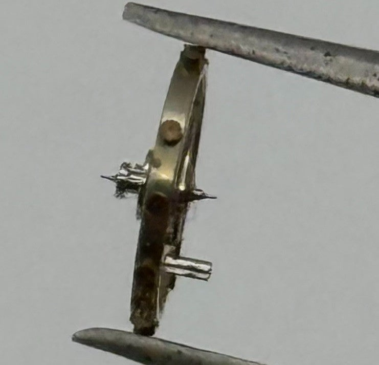 AS 655 Balance Wheel Complete And Spring 5¼’’’ Renata 22 Watch Movement Parts