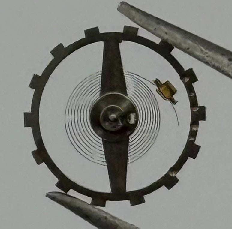 EB 1431 KIF Balance Wheel Complete And Spring Watch Movement Parts NOS