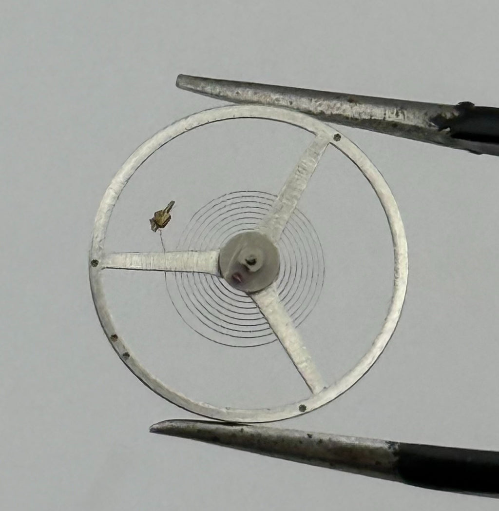 Oris 710 712 Balance Wheel Complete And Spring 10½’’’ 1833 Watch Movement Parts