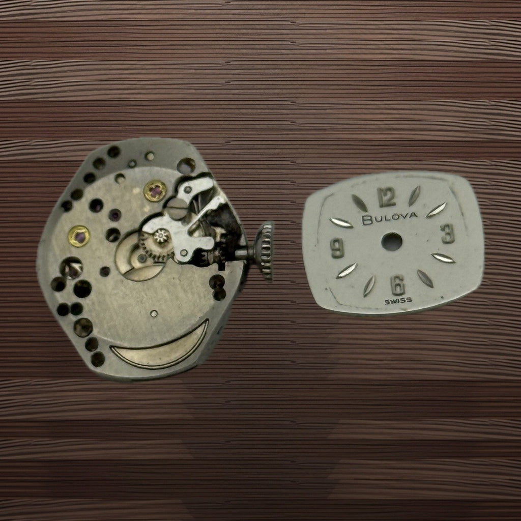 Bulova 6CB Watch Movement - Ladies - For Parts / Repair - 15.3mm