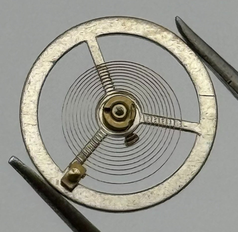 Brac 180 Balance Wheel Complete And Spring 12’’’ Pour Watch Movement Parts NOS