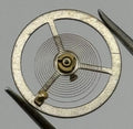Brac 180 Balance Wheel Complete And Spring 12’’’ Pour Watch Movement Parts NOS