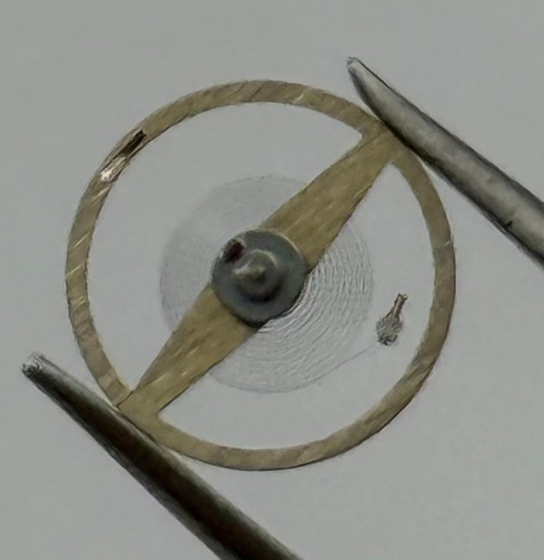 Lorsa 514 Balance Wheel Complete And Spring 5¼’’’ 4889 /3  Watch Movement Parts