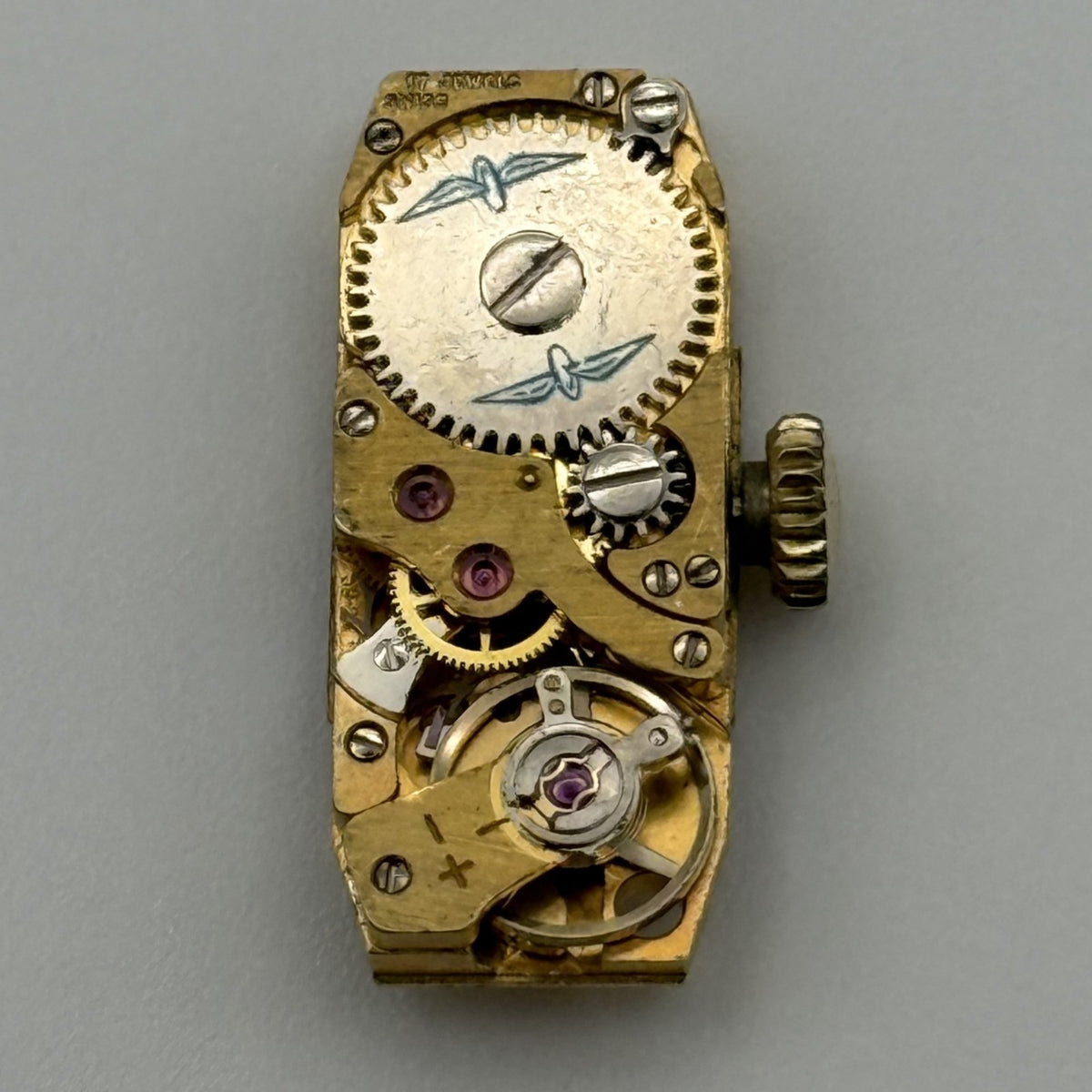 FHF 59-21 Watch Movement - Fontainemelon 59-21 - Rotary - For Parts / Repair