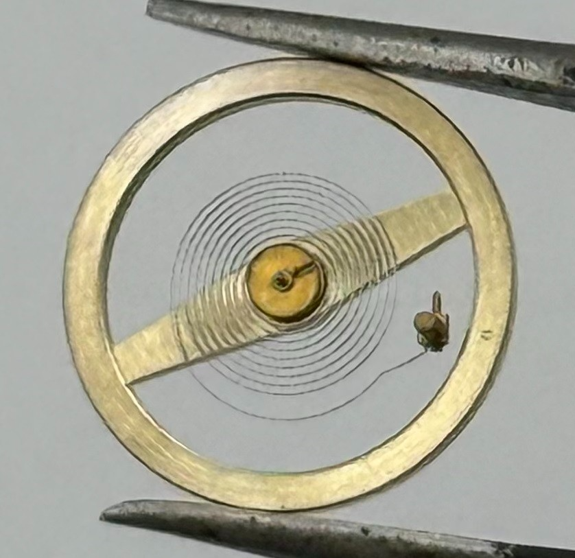 RL Rax 1013 1237 Balance Wheel Complete And Spring 1679 M Watch Movement Parts